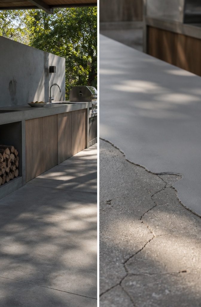 Outdoor Kitchen Microcement: Methods for Durable Finishes 1 Preparation of a surface for microcement application over existing materials.